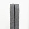 ZONE Acoustic Wall akustikvæg og rumdeler, mørkegrå, stofbeklædt, 136x80 cm med standardfødder