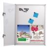Infoboks 9 x 4 med metalbagplade