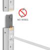 Lysramme LED, 2-sidet, 100x200 cm, profil 6.5 cm