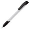 Apollopen med logotryk, hvid/sort