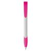 Apollopen med logotryk, hvid/pink