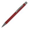 Bordeaux kuglepen i aluminium med elegant soft touch, solid metal clips og med lasergravet logo.