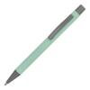 Mint kuglepen i aluminium med elegant soft touch, solid metal clips og med lasergravet logo.