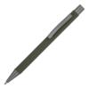 Dried green kuglepen i aluminium med elegant soft touch,