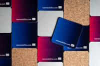 Ølbrik med korkbund 95x95x3,1 mm, logo 1 side