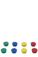 8 magneter i 4 forskellige farver for A-skilte med ståltavle