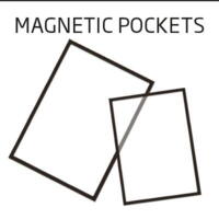 Magnetisk lomme for skilte med stålplader: Str. A4