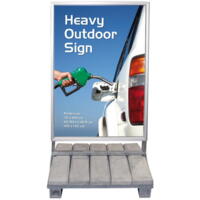 Heavy Outdoor Sign Betonstander, alu/grå, 100 x 140 cm
