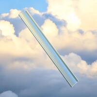 Dørskilt for 12 mm Dymo-strimler i aluminium 100x18 mm