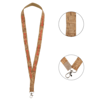 Kork-keyhanger 20 mm - pris inkl. eget logo i alle farver