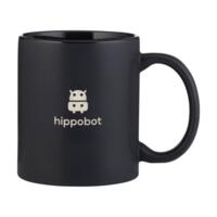 Kitty Mug Matt Black 350 ml inkl. lasergravering