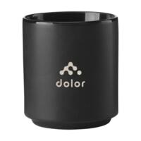 Sort krus, Elba, 200 ml. med lasergravering