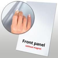 Frontplade PET uden magnet, A6 - 10,5 x 14,8 cm