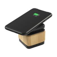 Højttaler med opladerfunktion Bamboo Block Speaker