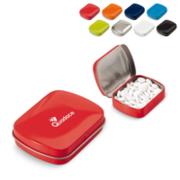 Pastiller i dåse, Minitin inklusiv fuldfarvet logo